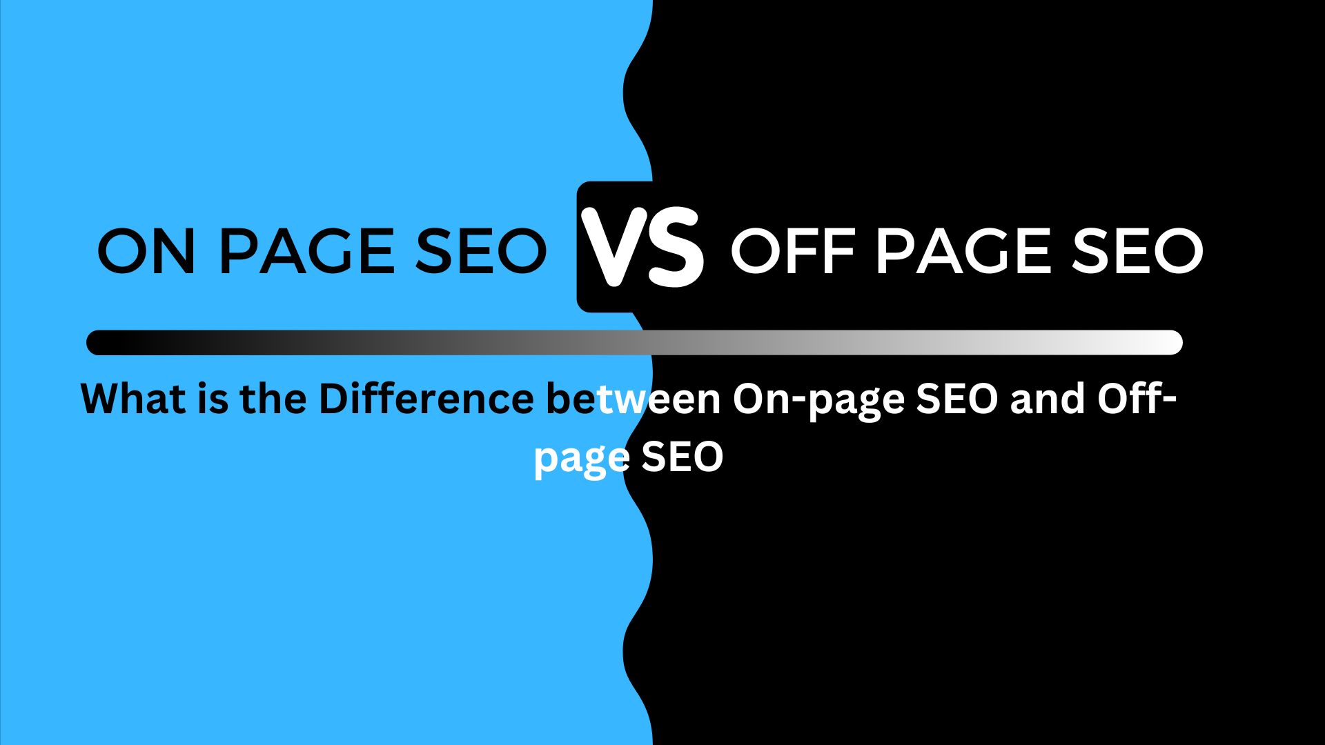 difference between on page seo and off page seo